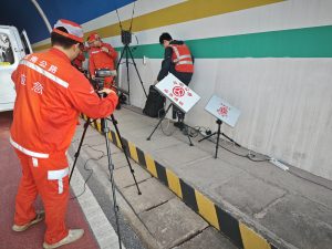 远眺卫星通信助力2024年大理云龙梨树坡隧道消防安全实战演练